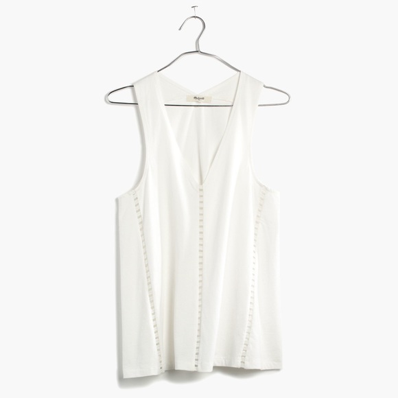 MADEWELL | Eyelet-Inset Tank - Picture 1 of 5